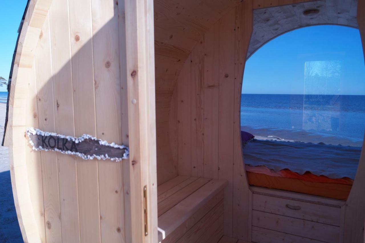 Kempings Saulesmajas Kolka Extérieur photo